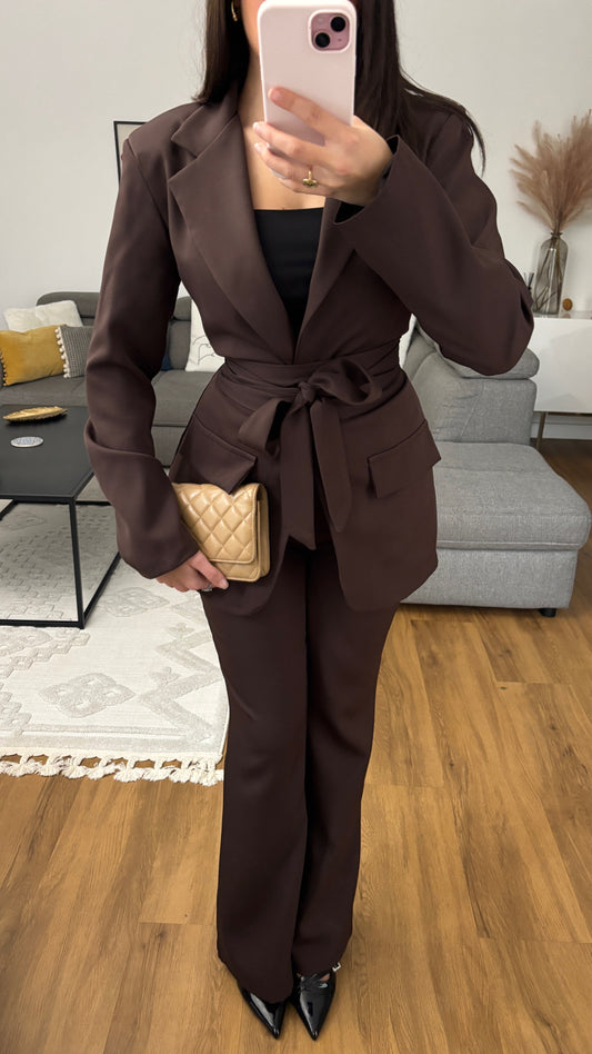 Ensemble blazer Choco