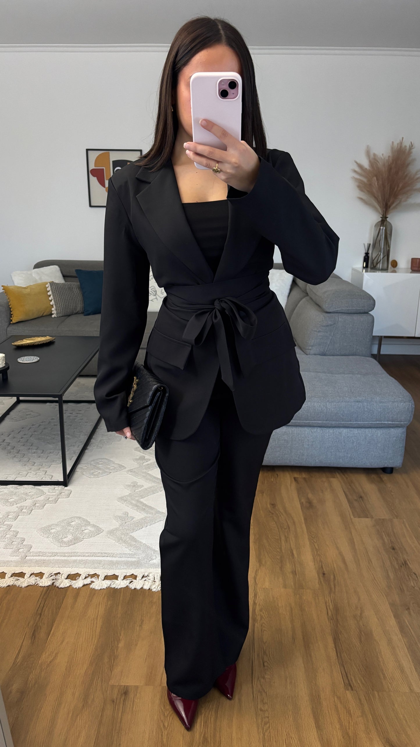 Ensemble blazer noir